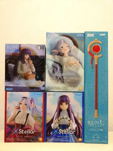 장송의 프리렌 프리렌 페른 피규어 4개 + 지팡이 세트 판매