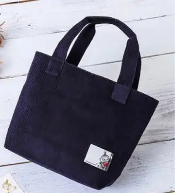 무민 리틀 미이 코듀로이 토트백