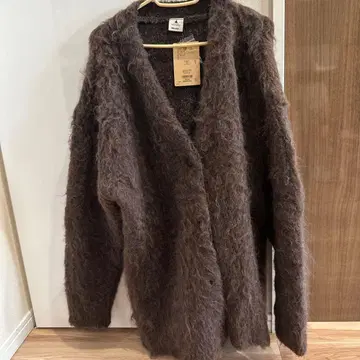 niko and - 브라운 샤기 니트