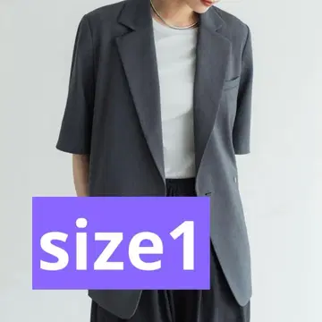 crewre 하프 슬리브 박시 자켓 size1