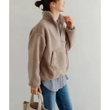 미사용 새상품 DOORS 보아 하프 ZIP 풀오버