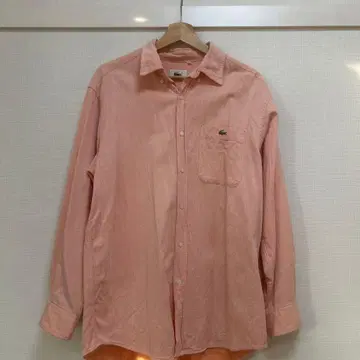 Lacoste 핑크 긴팔 셔츠