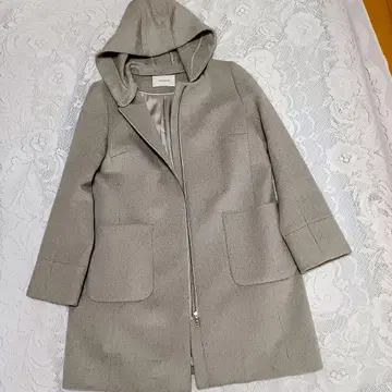 SIMPLICITE 후드 부착 코트 2way