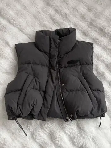 EMODA 컴팩트 다운 숏 베스트 그레이