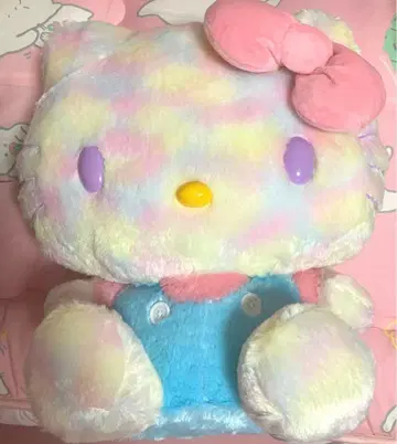 헬로키티 봉제 인형 빅 사이즈 파스텔 컬러