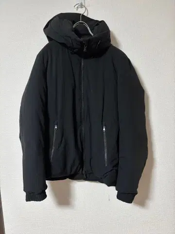 EDIFICE 후데트 후드티 다운 자켓 M 블랙