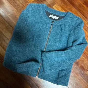 DESVISIO 모헤어 조 노카라 자켓