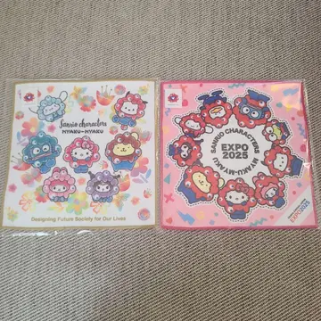산리오 미야쿠미야쿠 미니 타월 2장 오사카 간사이 만박 EXPO2025
