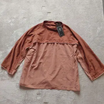 택 포함 새상품 RODEO 브라운 절개 긴팔 상의