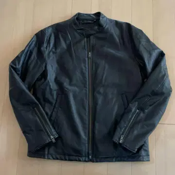 새상품급! UNIQLO 네오 가죽 싱글 라이더 자켓 XL 바이커