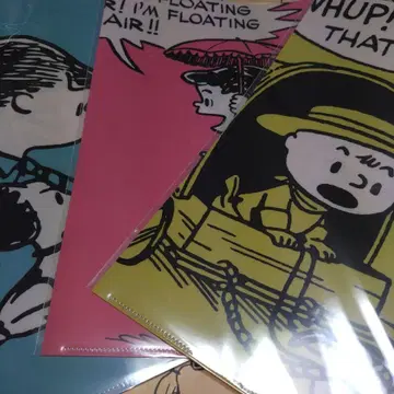 스누피 뮤지엄 클리어 파일 A4 50년대