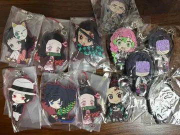 귀멸의 칼날 가챠가챠 키링 세트