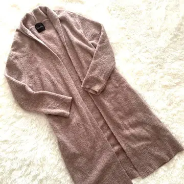 어반 리서치 로쏘 ROSSO 핑크 알파카 롱 가디건