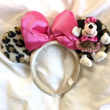 미니 마우스 레오파드 무늬 머리띠