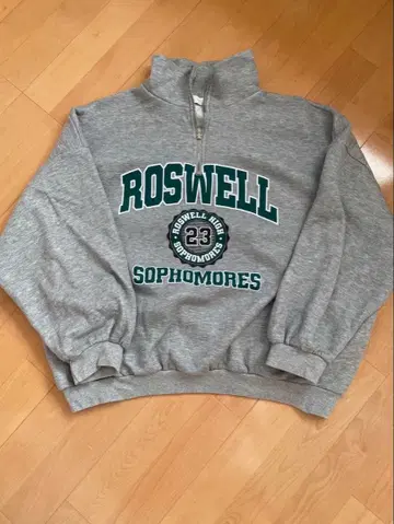 ROS WELL SOPHOMORES 하프 지퍼 트레이닝복