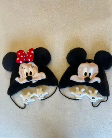 미니 마우스와 미키 마우스 귀도리 모자 프리 사이즈 팬캡