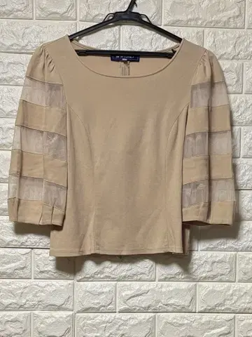 M's GRACY 소매 시스루 상의 40