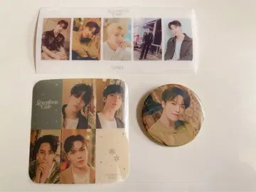SEVENTEEN CAFE 2025 클리어 코스터 클리어 책갈피 배지
