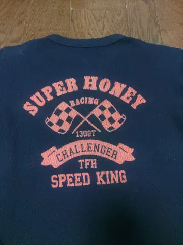 THE FLAT HEAD 써멀 롱 T 헨리넥 36 블랙