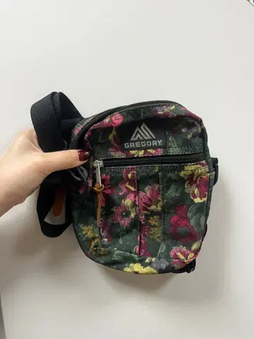 GREGORY 꽃무늬 숄더백