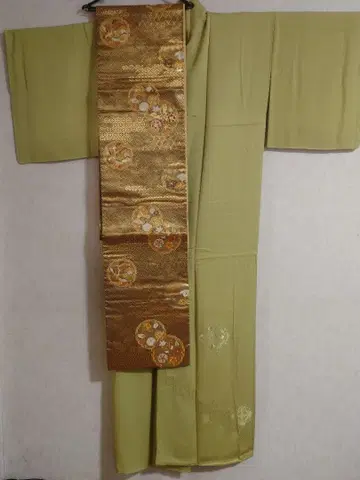 이로무지 오비 세트 키모노 야마토