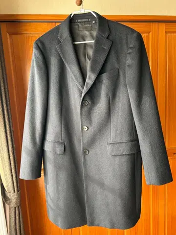 미사용 UNIQLO 유니클로 울 캐시미어 체스터 코트 네이비