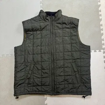 CHAPS 퀼팅 다운 베스트 체크 무늬 90s 00s 구제 의류