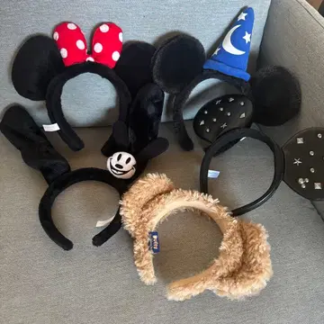 디즈니 캐릭터 머리띠 세트