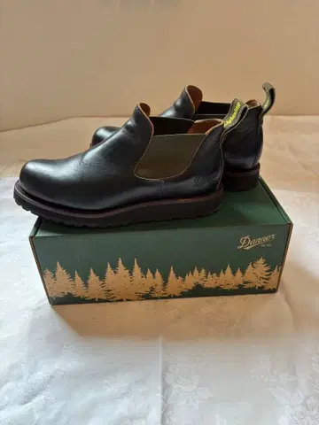 Danner 블랙 사이드 고어 부츠