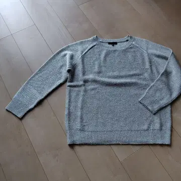 iCB L 스웨터 이소재 라메 그레이