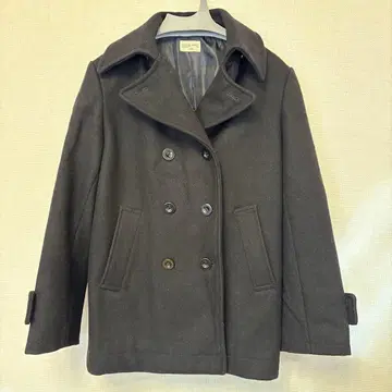 PIPPIN 블랙 울 코트 LARGE