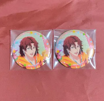 (미사용) 테니라비 모리 스잔 호로그램 캔뱃지 2점 신 테니스의 왕자님