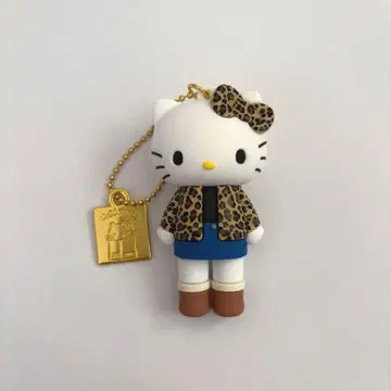 헬로키티전 한정판 시크릿 마스코트 참 A 레오파드 무늬