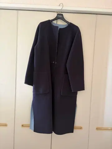 Demi-Luxe BEAMS / 크루넥 리버 코트