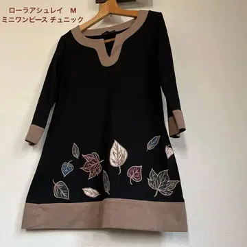 로라 애슐리 미니 원피스 튜닉 M