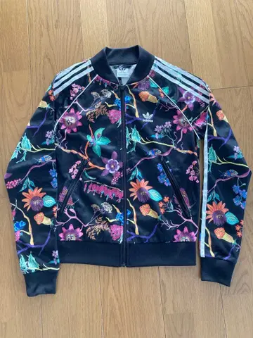 adidas 오리지널 저지 S사이즈 자켓 보타니컬 꽃무늬