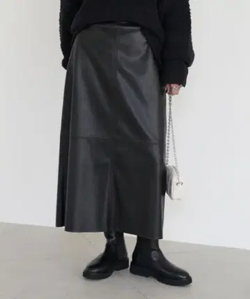 SLOBE IENA 슬로브 이에나 인조 가죽 스커트