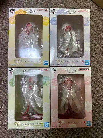 제일복권 5등분의 신부 시로무쿠 피규어 4체 세트