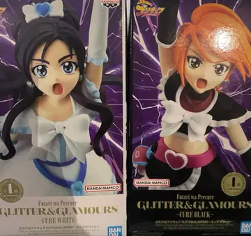 빛의 전사 프리큐어 큐어 블랙 큐어 화이트 피규어 2종 세트