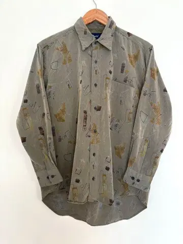 초레어 새상품급 레트로 빈티지 80s 90s 구제 의류 롱테일 셔츠