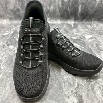 미사용급 스케쳐스 슬립 인즈 스니커즈 슬립온 25cm 블랙