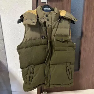 KIFFE 다운 베스트 M 올리브