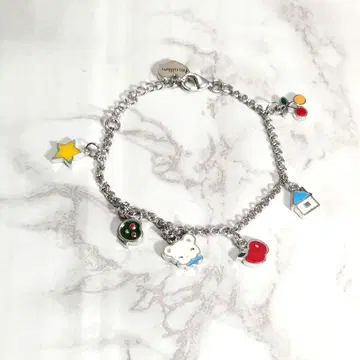 패밀리아 패밀짱 실버 925 팔찌 멀티