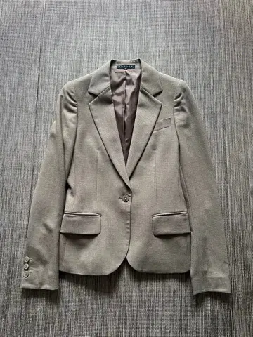 띠어리 브라운 계열 테일러드 자켓 0