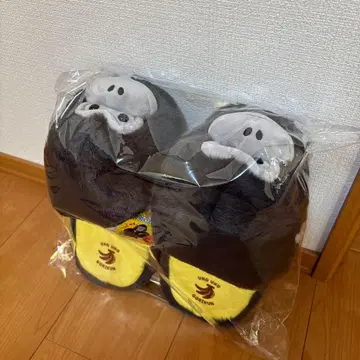 우호우호 고릴라의 고리군 봉제 인형 슬리퍼
