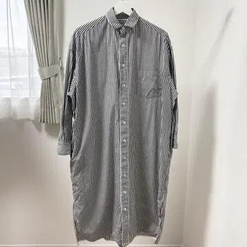 티카 스트라이프 셔츠 원피스 TICCA 롱 스트라이프 저널