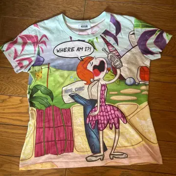 MOSCHINO 모스키노 애니메이션 프린트 T셔츠