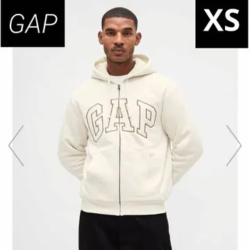 완판템 릴랙스 핏 GAP 로고 보아 안감 집업 후드티 XS