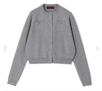 CABaN/25SS 코튼 캐시미어 크루넥 가디건 그레이 XS