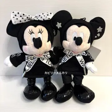 봉제 인형 키링 키체인 Black style 미키 미니